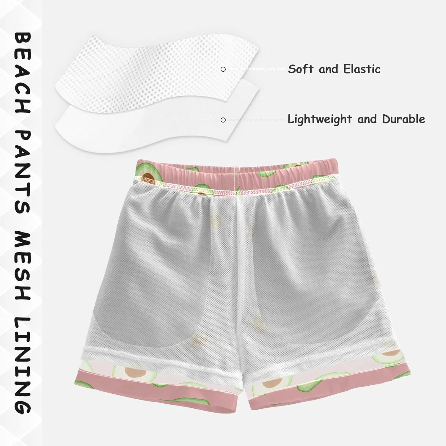 Aflyko Boys' Board Shorts Cute Toddler Swim Trunk Girls Beach Swimwear Bathing Suit