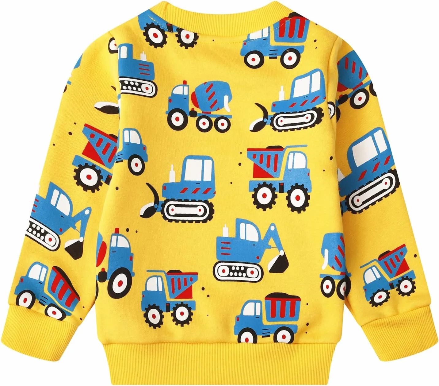 Akyzic Boys Sweatshirts Cotton Long Sleeve Crewneck Pullover Toddler Kids Winter Warm Shirt Sweater Tops 3t-8t