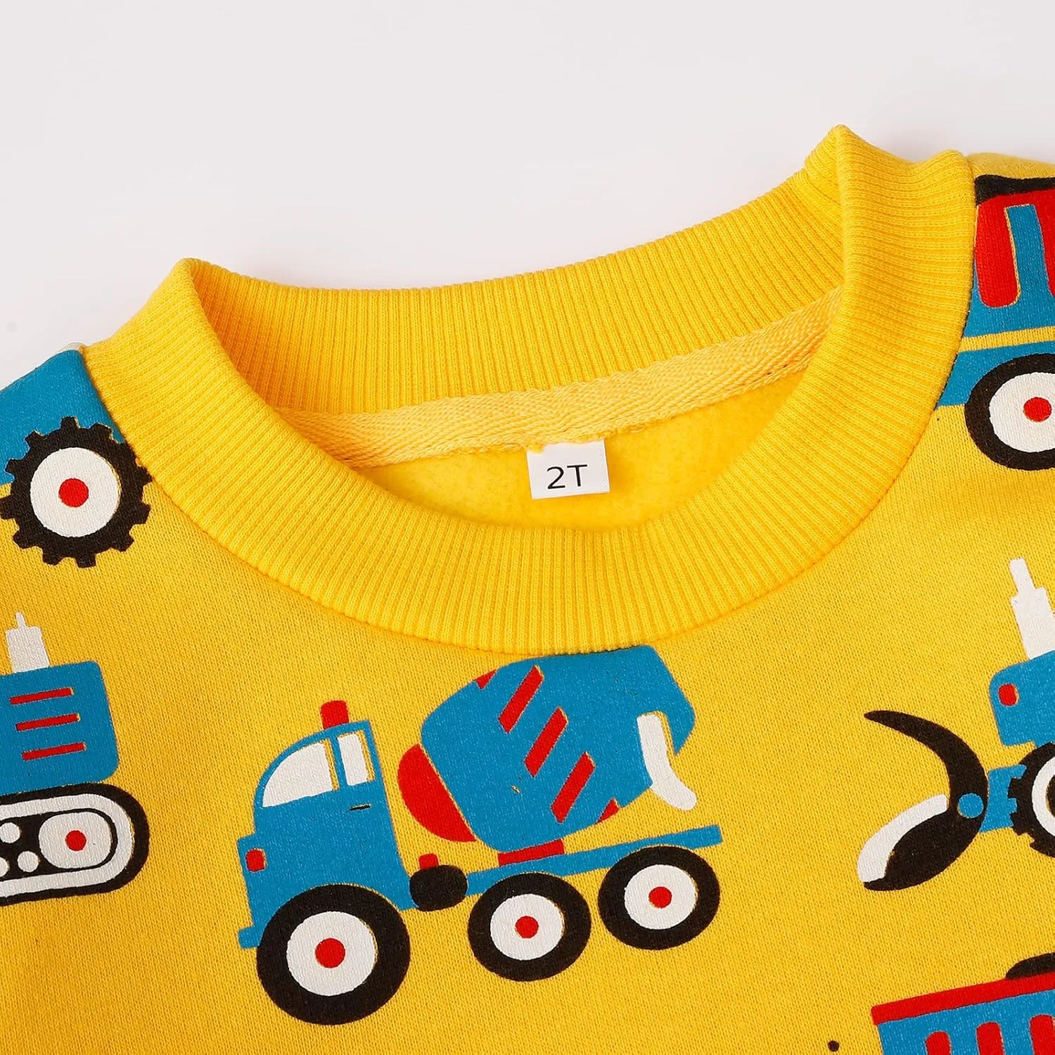 Akyzic Boys Sweatshirts Cotton Long Sleeve Crewneck Pullover Toddler Kids Winter Warm Shirt Sweater Tops 3t-8t
