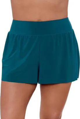 Aqua Green Women's Standard Beach Short