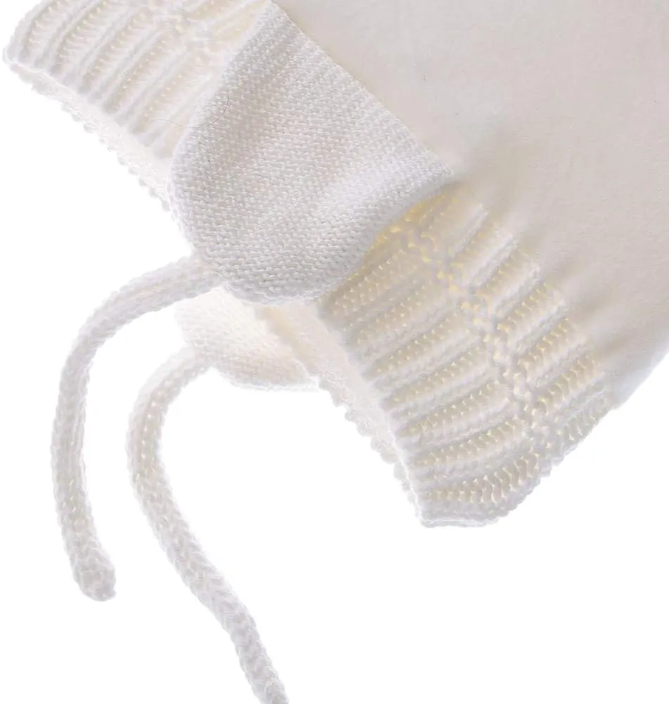 Baby Beanie Earflaps Hat - Infant Toddler Girls Boys Soft Warm Knit Hat Kids Winter Hat with Fleece Lining