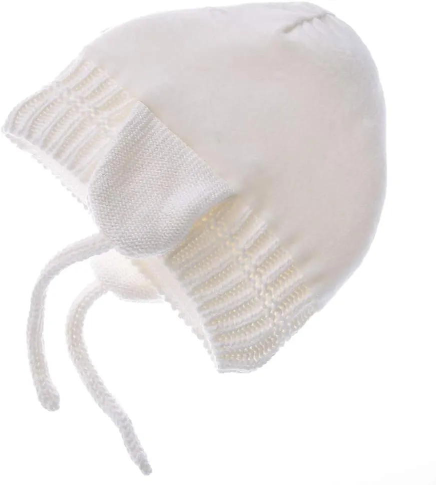 Baby Beanie Earflaps Hat - Infant Toddler Girls Boys Soft Warm Knit Hat Kids Winter Hat with Fleece Lining