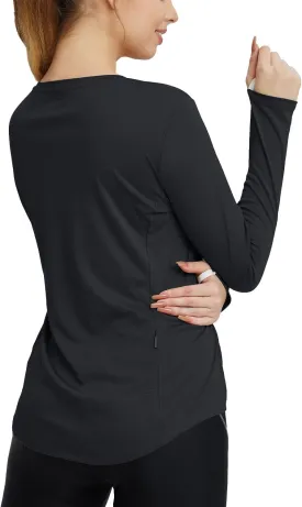 baleaf Women's UPF 50  Sun Shirts UV Protection Long Sleeve SPF Tops Lightweight Quick Dry Outdoor Clothing Pocket