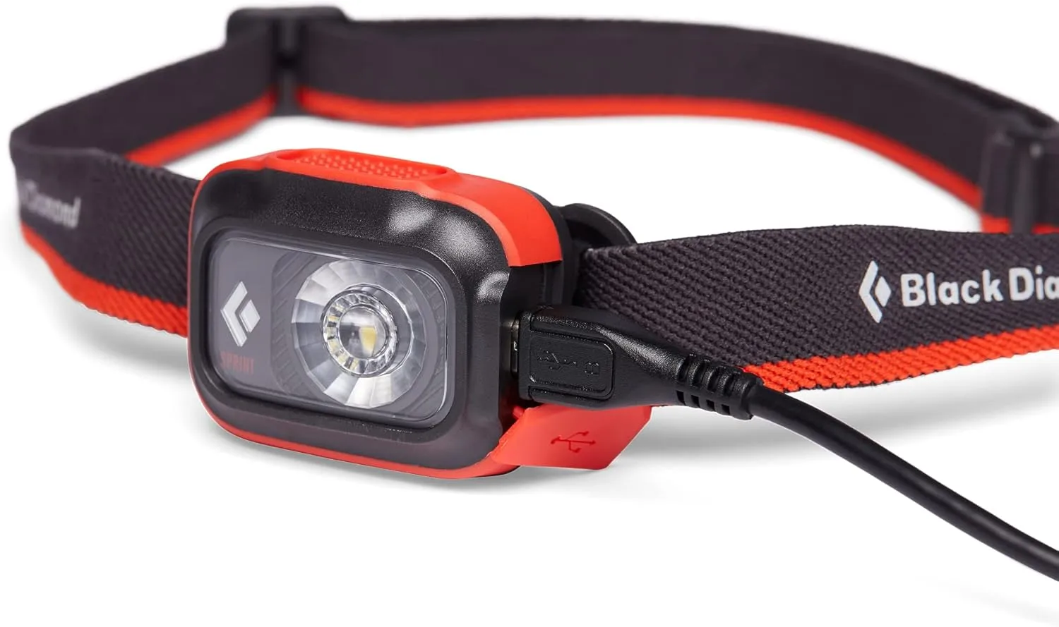 BLACK DIAMOND Sprint 225 Lumen Rechargeable LED Headlamp for Running, Camping, Hiking, Compact and Lighweight