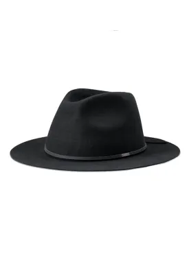 Brixton Wesley Packable Fedora | Washed Black