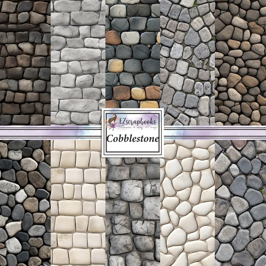 Cobblestone 12X12 Paper Pack - 8682