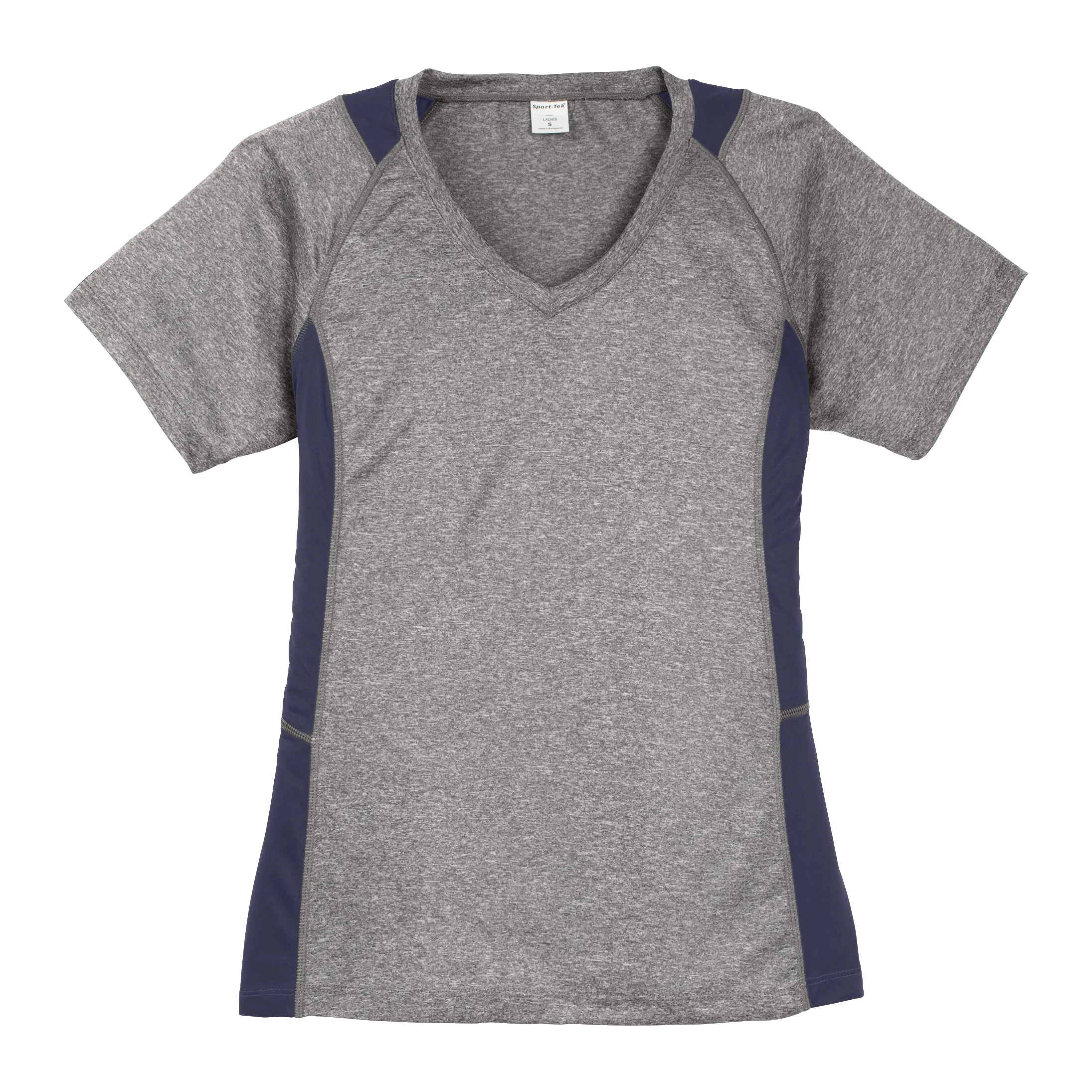 D1976W Ladies Short Sleeve Colorblock Contender Tee
