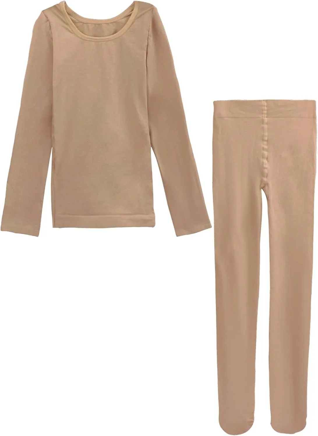 Girls Thermal Sets Tops & Pants Children Base Layer for Dance