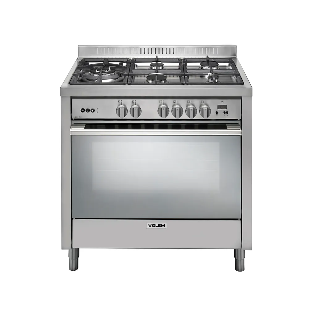 Glem 90cm Freestanding Fan Assisted Gas Oven/Stove