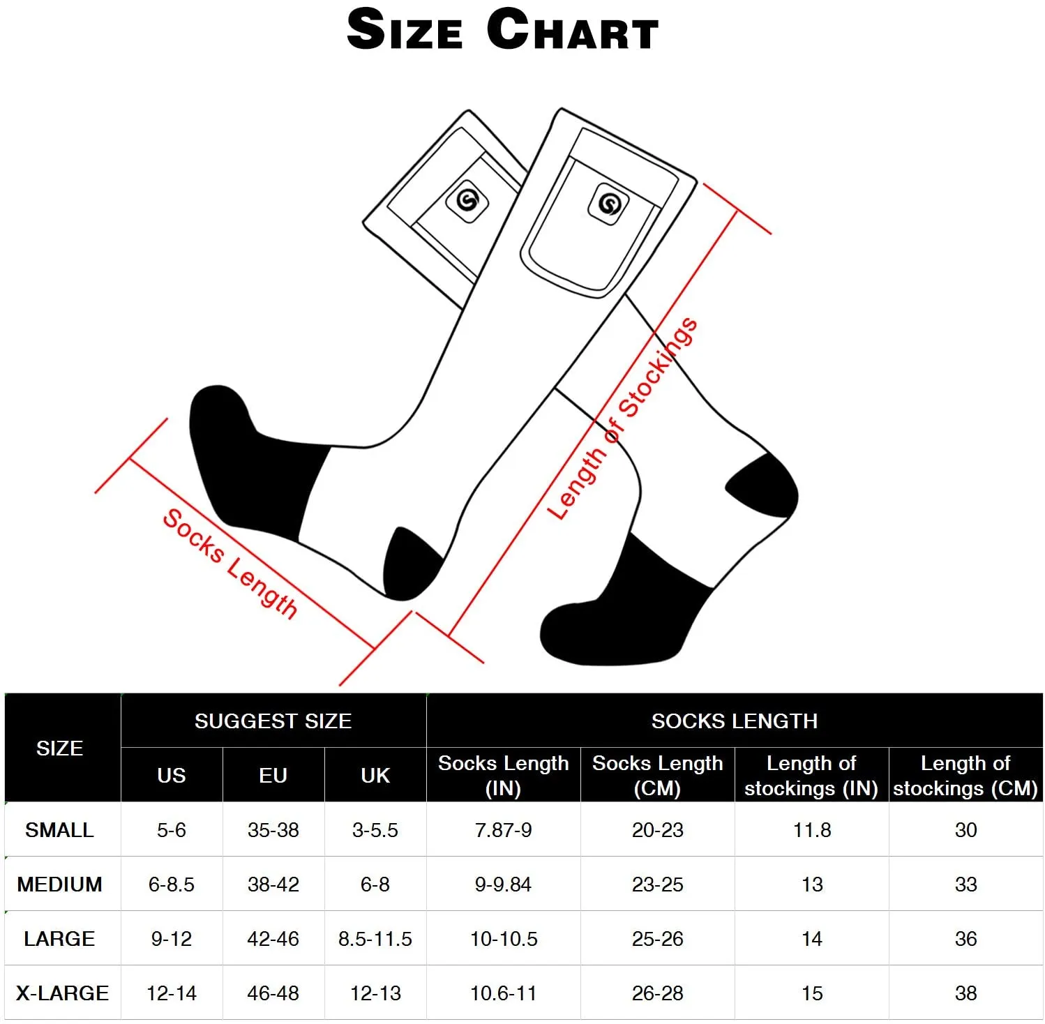Heated Socks - Reinforced Comfort for Winter Use