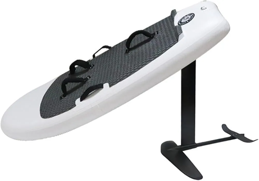 Inflatable Hydrofoil Paddleboard Surfing Foil Board Wind Surfboard White