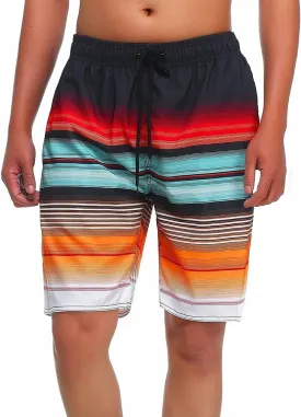 MILANKERR Mens Swim Trunks Swimming Trunks for Men,Mens Bathing Suit Swimsuit Men's Swimwear Swim Short 9" Inseam 20" Outseam