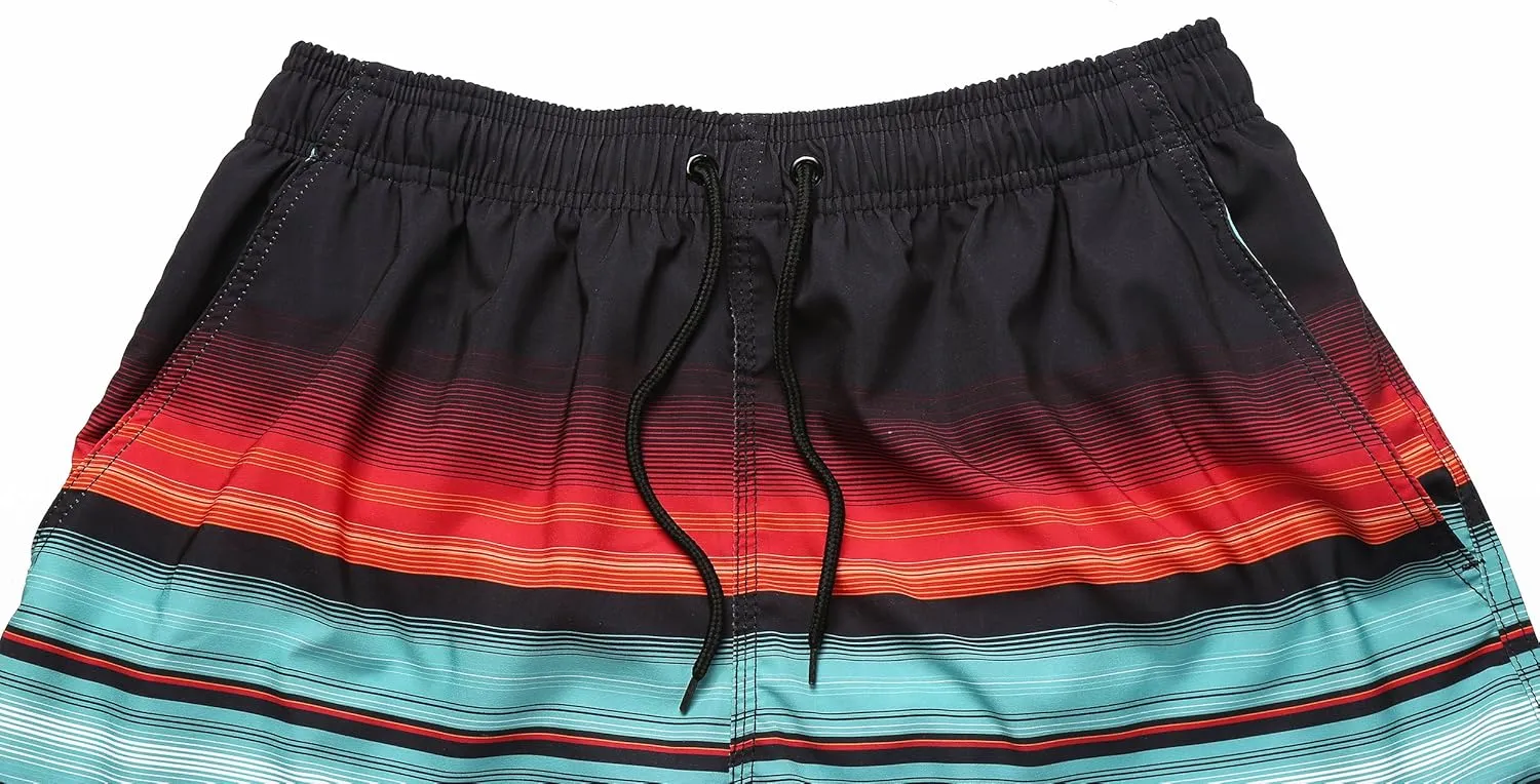 MILANKERR Mens Swim Trunks Swimming Trunks for Men,Mens Bathing Suit Swimsuit Men's Swimwear Swim Short 9" Inseam 20" Outseam