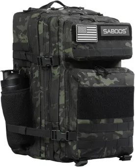 Military Tactical Backpack for Men 45L Molle Army 3 Days Assault Pack Bug Out Bag Water Resistant