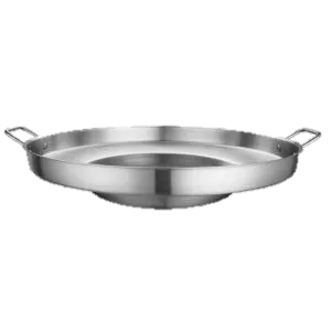 Stainless Steel 23 in. Round Comal Wok Griddle Multi Cooker Concave Fry pan/Comal para DISCADAS cóncava redonda de acero inoxidable de 23 pulgadas