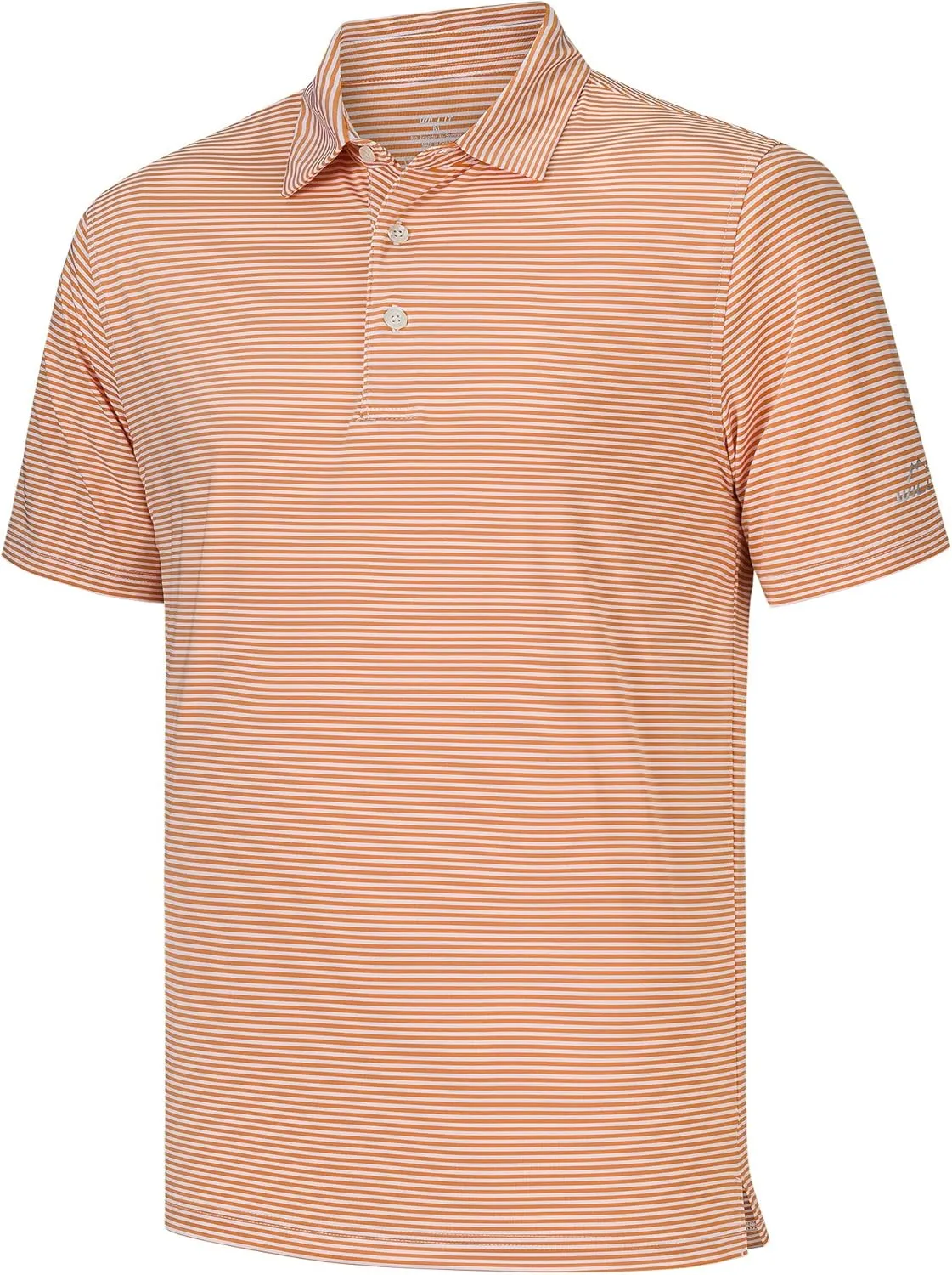 Willit Men's Golf Polo Shirts Short Sleeve Striped Performance Moisture Wicking
