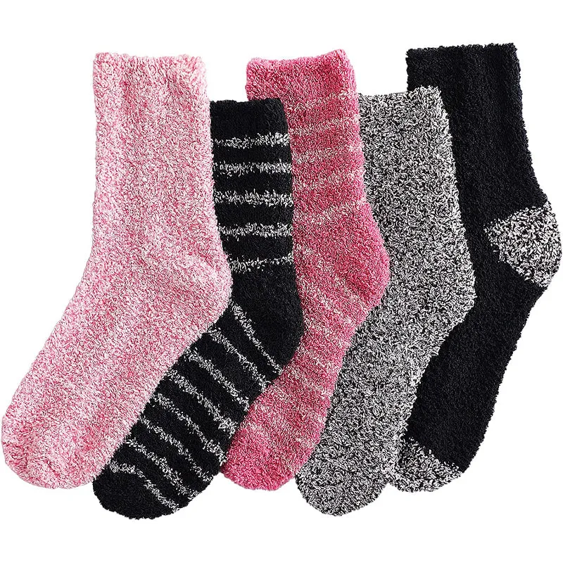 Womens Fuzzy Socks Fluffy Cozy Socks Warm Socks for Women Slipper Socks Soft Comfy Sleeping Socks