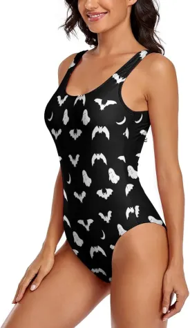 Women's Sexy One Piece Swimsuit Bathing Suit Tummy Control Swimwear Low Back Padded One Piece Swimwear